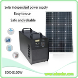 100W太阳能发电家用系统